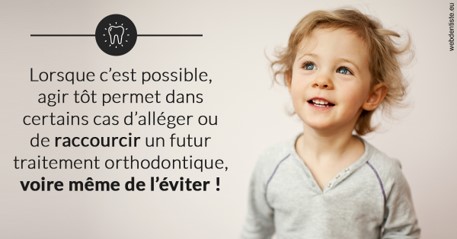 https://www.lecabinetdessourires.fr/L'orthodontie précoce